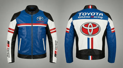 Toyota Gazoo Racing Leather Jacket - Authentic Motorsport Style